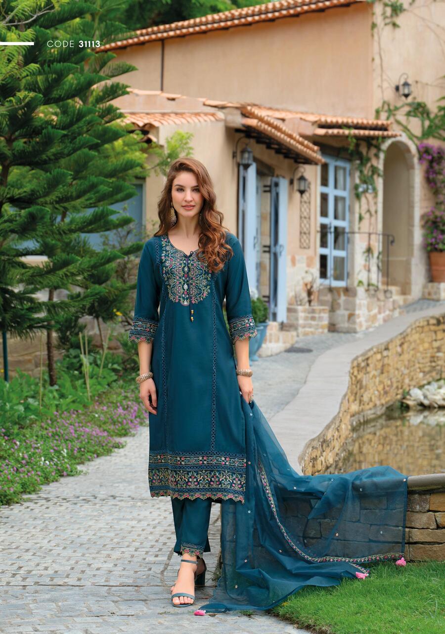 Lady Leela Rutba Embroidery Salwar Kameez Catalog collection 10