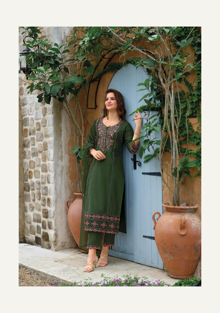 Lady Leela Rutba Embroidery Salwar Kameez Catalog collection 5
