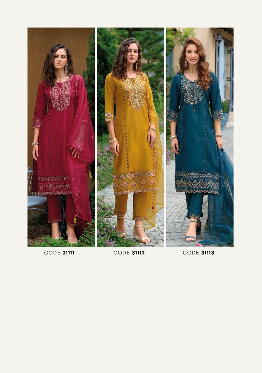 Lady Leela Rutba Embroidery Salwar Kameez Catalog collection 1