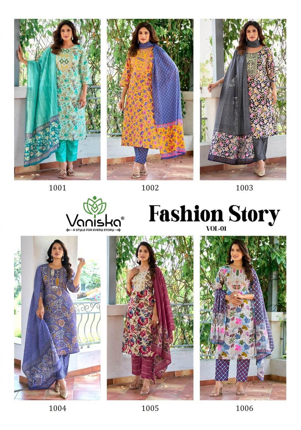 Vaniska Fashion Story Printed Salwar Kameez Catalog collection 14