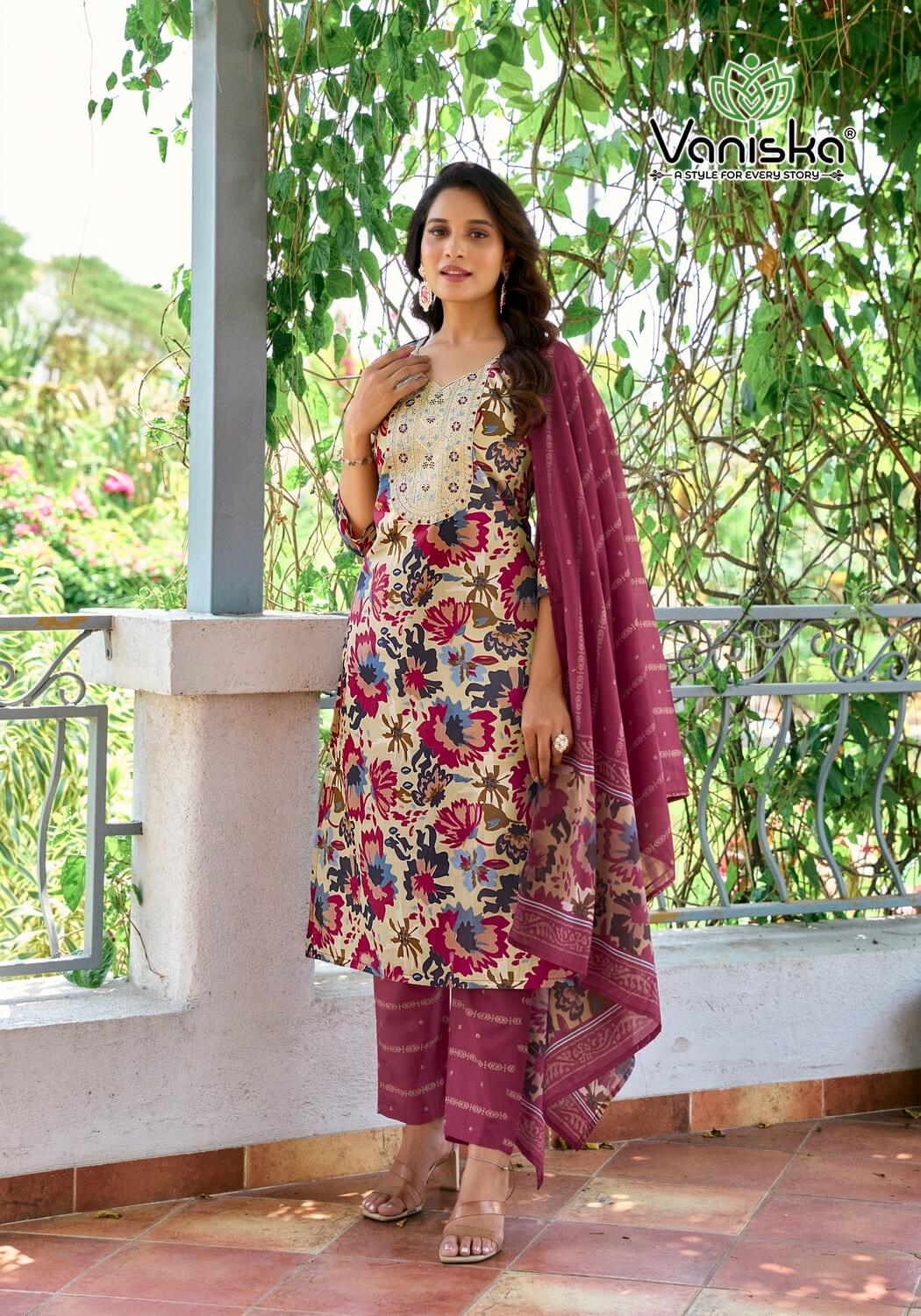 Vaniska Fashion Story Printed Salwar Kameez Catalog collection 4