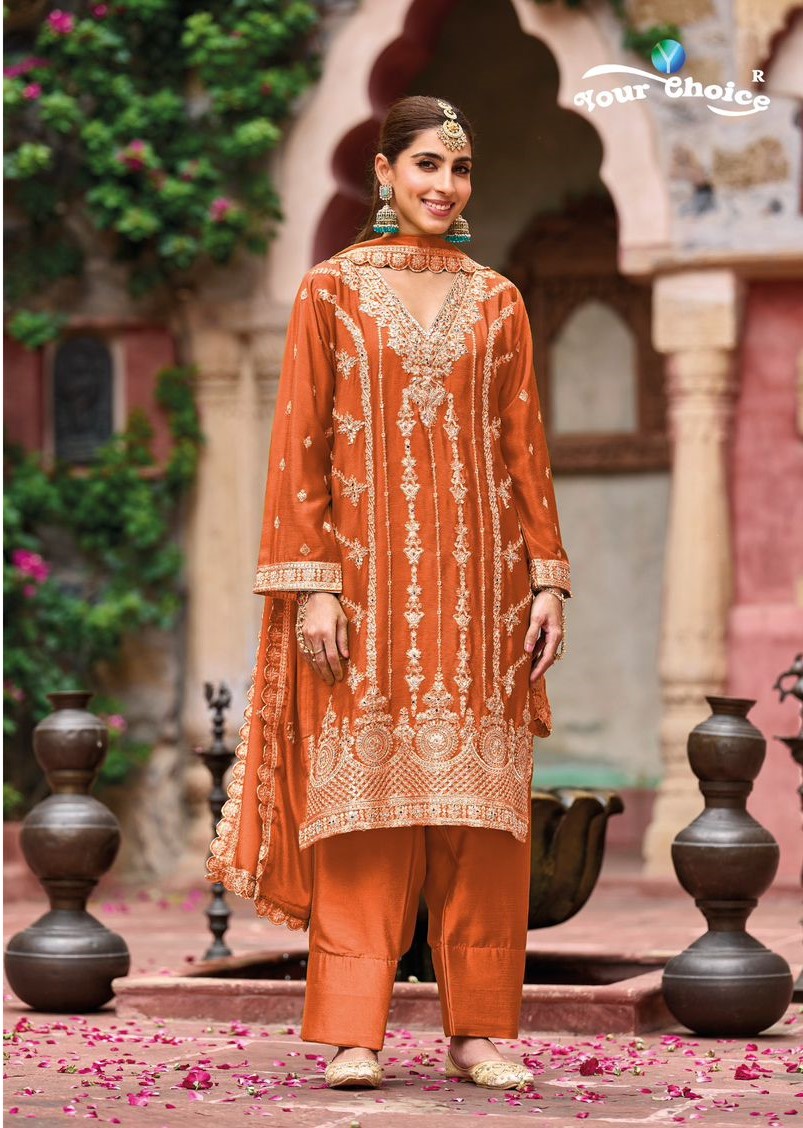 Your Choice Farasi Silver Designer Salwar Suits Catalog collection 4
