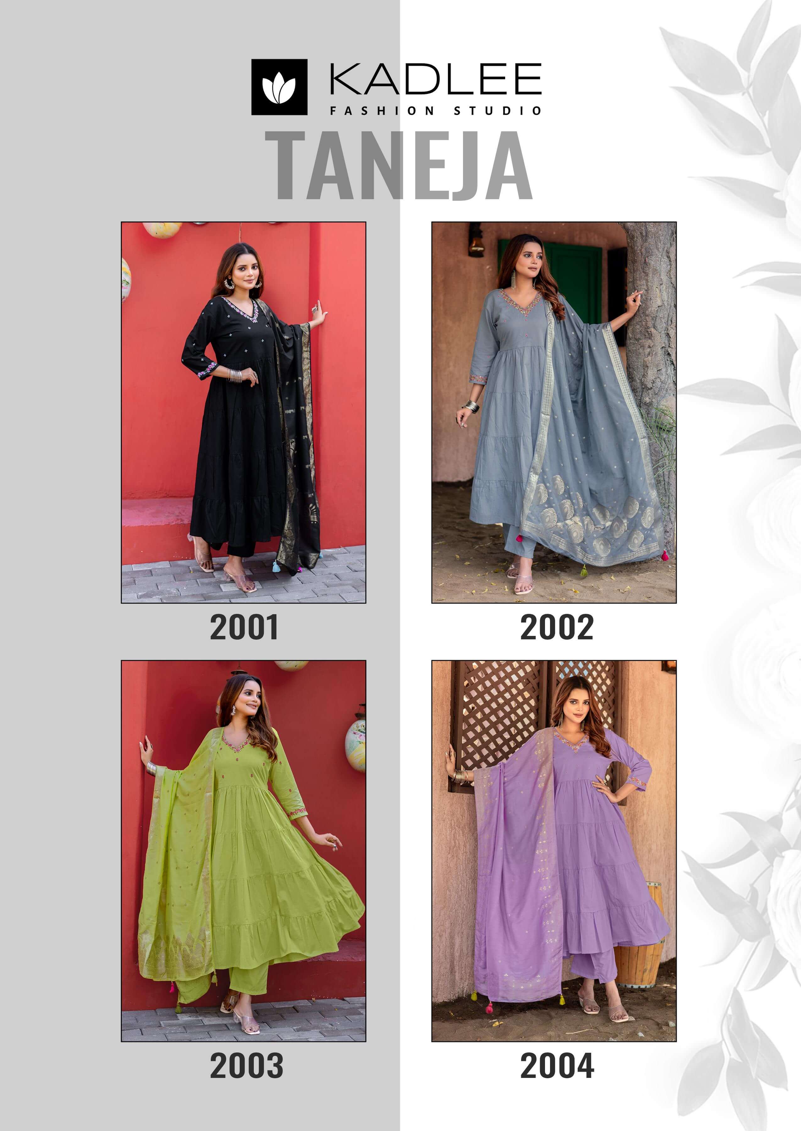 Kadlee Taneja Cotton Salwar Kameez Catalog collection 1