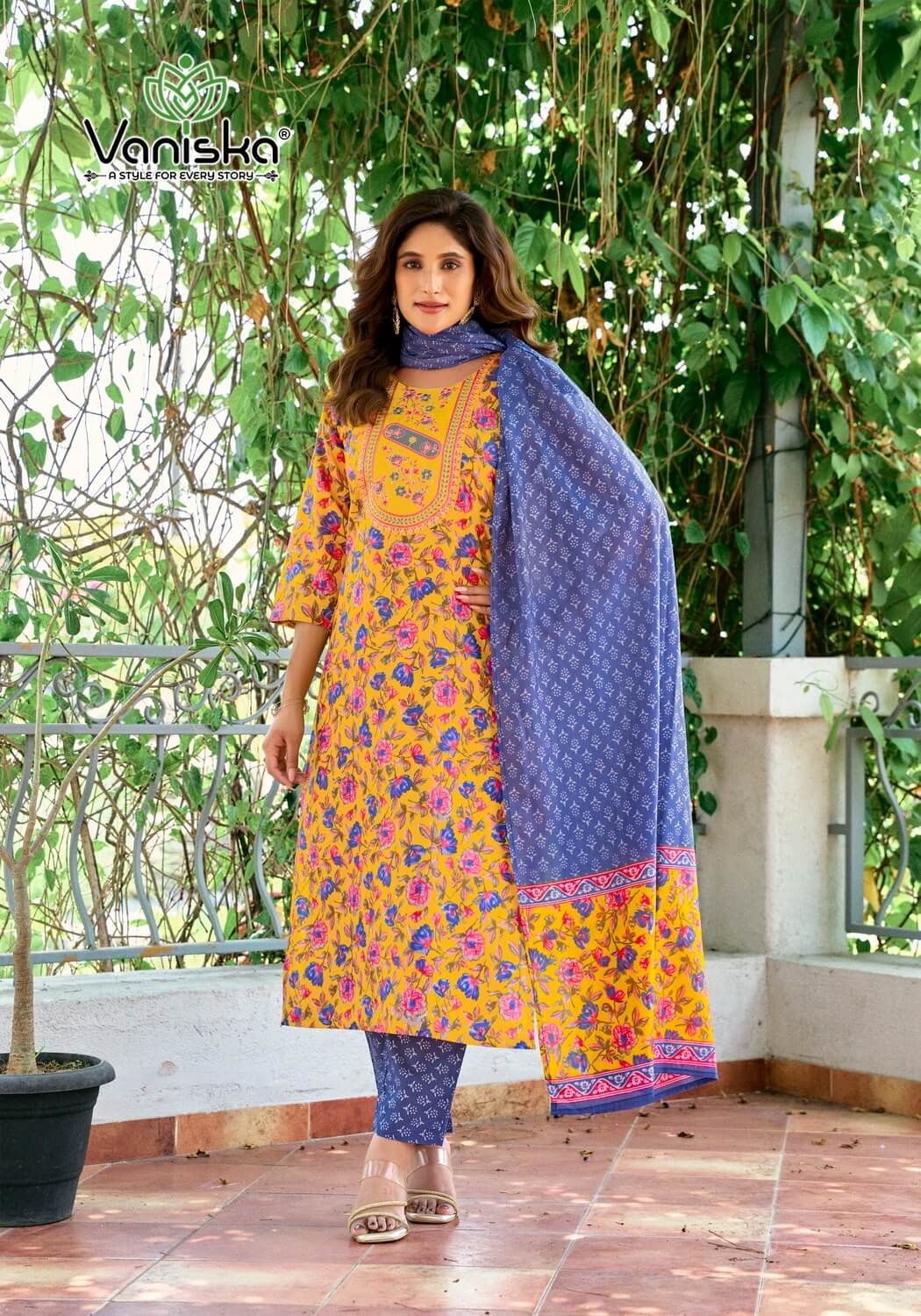 Vaniska Fashion Story Printed Salwar Kameez Catalog collection 9