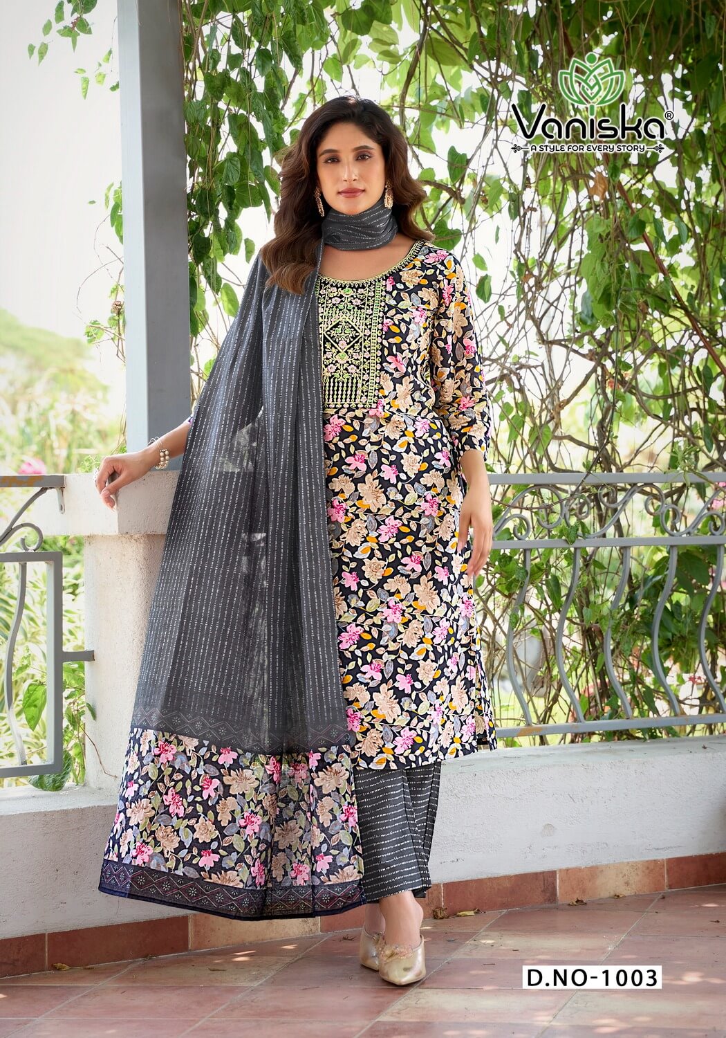 Vaniska Fashion Story Printed Salwar Kameez Catalog collection 8