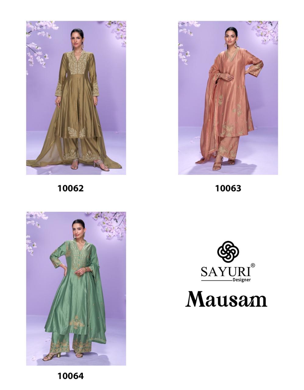 Sayuri Designer Mausam Designer Salwar Suits Catalog collection 12