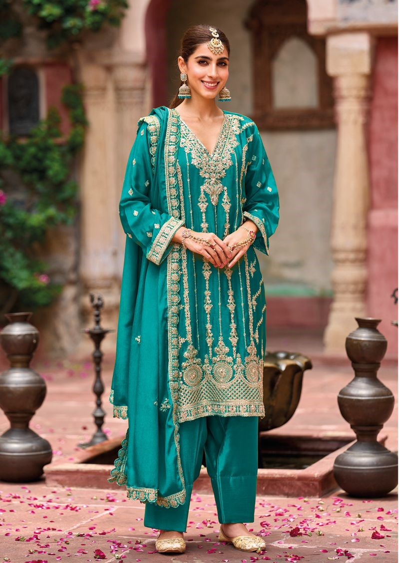 Your Choice Farasi Silver Designer Salwar Suits Catalog collection 2
