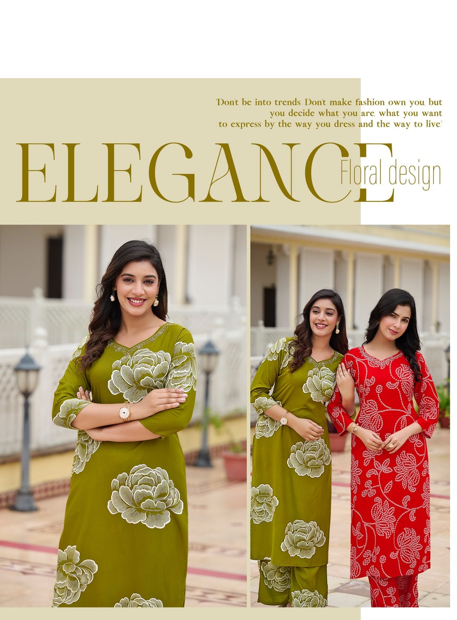 Radhika Lifestyle Zion Vol 2 Co Ord Set Catalog collection 1