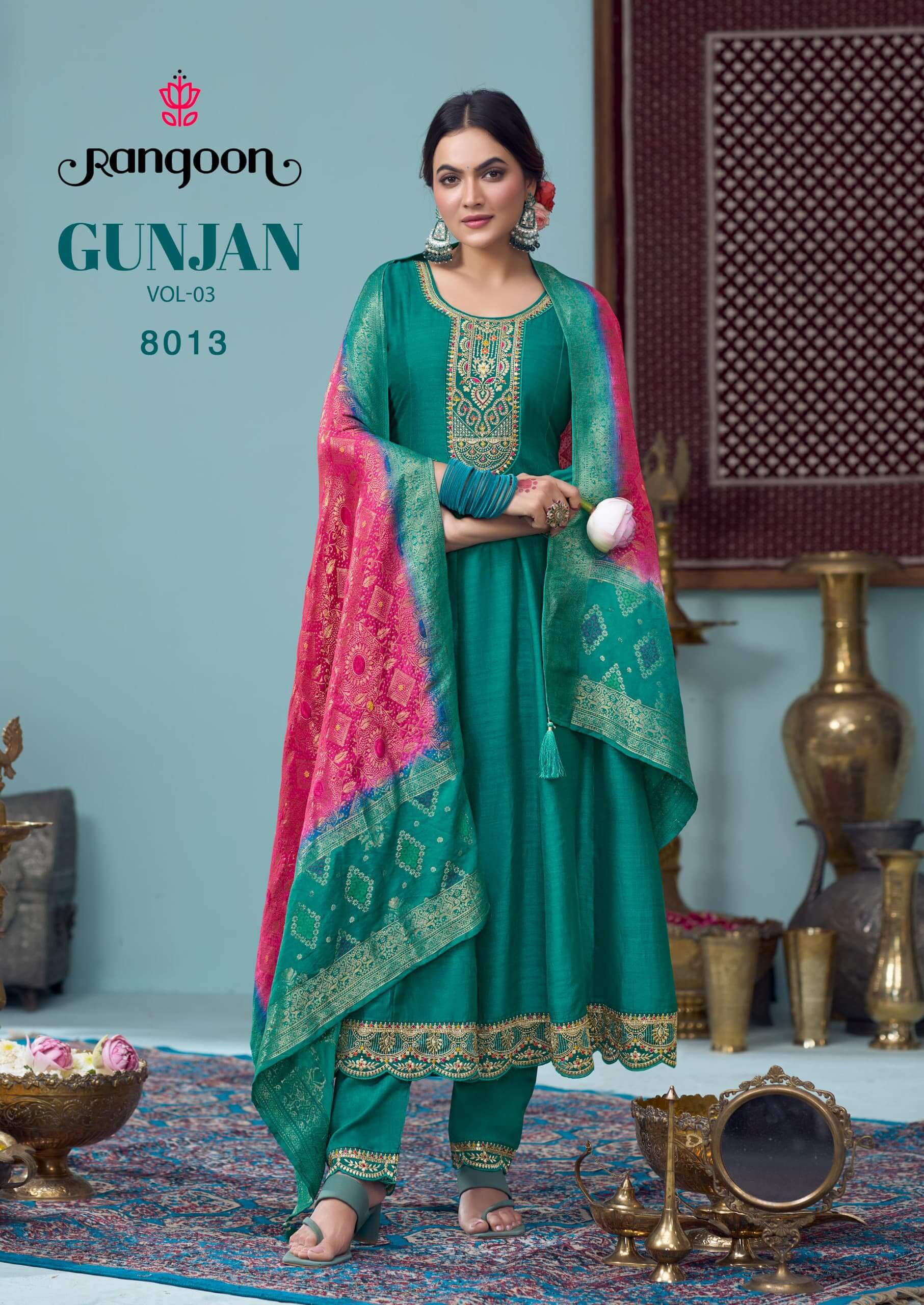 Rangoon Gunjan Vol 3 Anarkali Suits Catalog collection 2