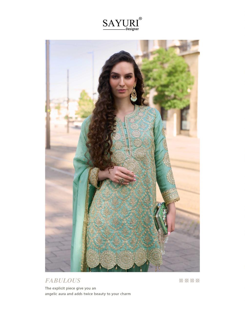 Sayuri Designer Mumtaz Embroidery Salwar Kameez Catalog collection 6