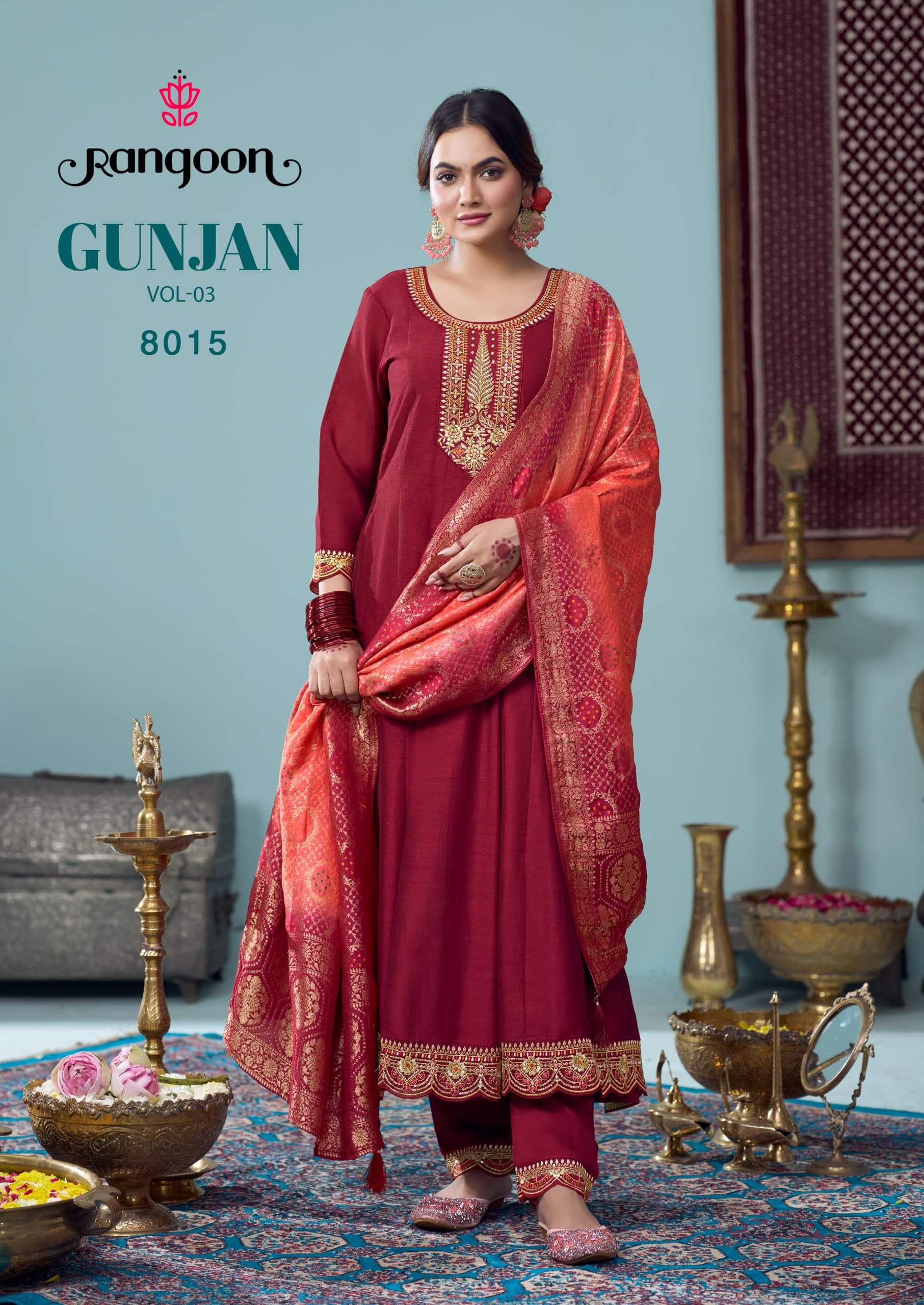 Rangoon Gunjan Vol 3 Anarkali Suits Catalog collection 4