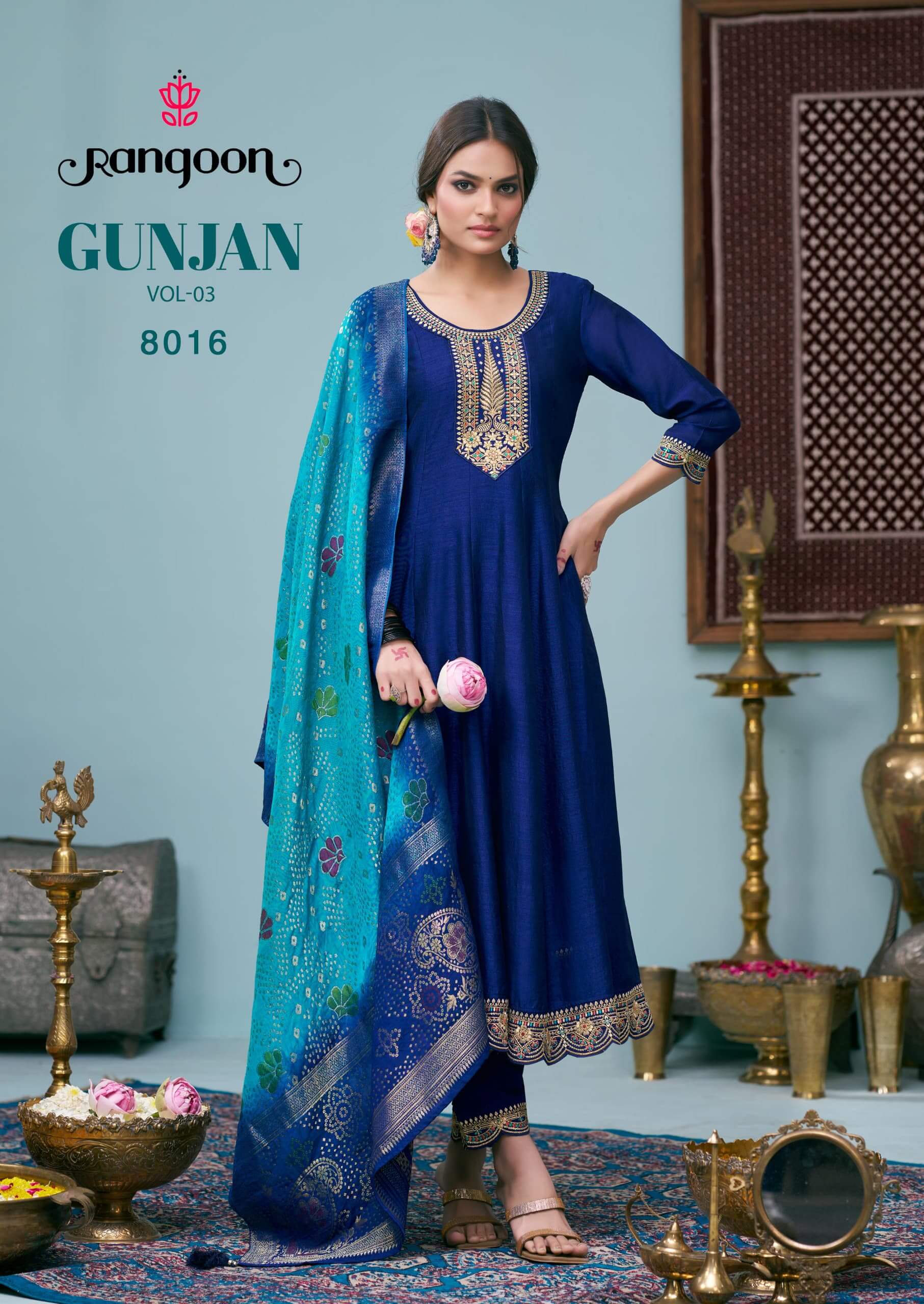 Rangoon Gunjan Vol 3 Anarkali Suits Catalog collection 3