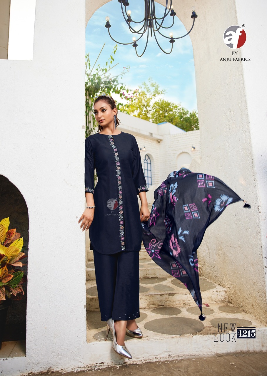 Anju Fabrics Fusion Vol 5 Western Wear Catalog collection 4