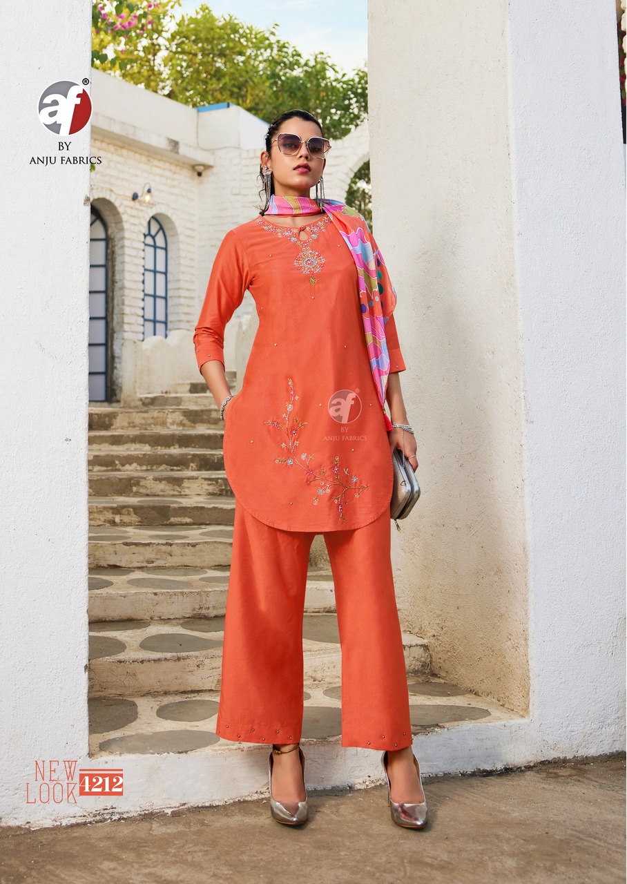 Anju Fabrics Fusion Vol 5 Western Wear Catalog collection 10