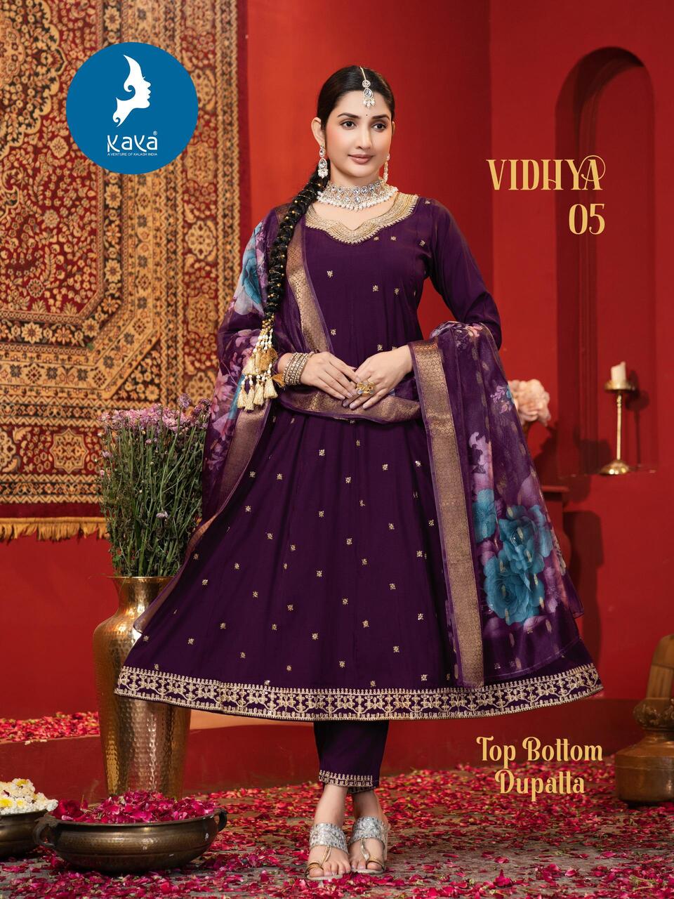 Kaya Kurti Vidhya Anarkali Suits Catalog collection 8