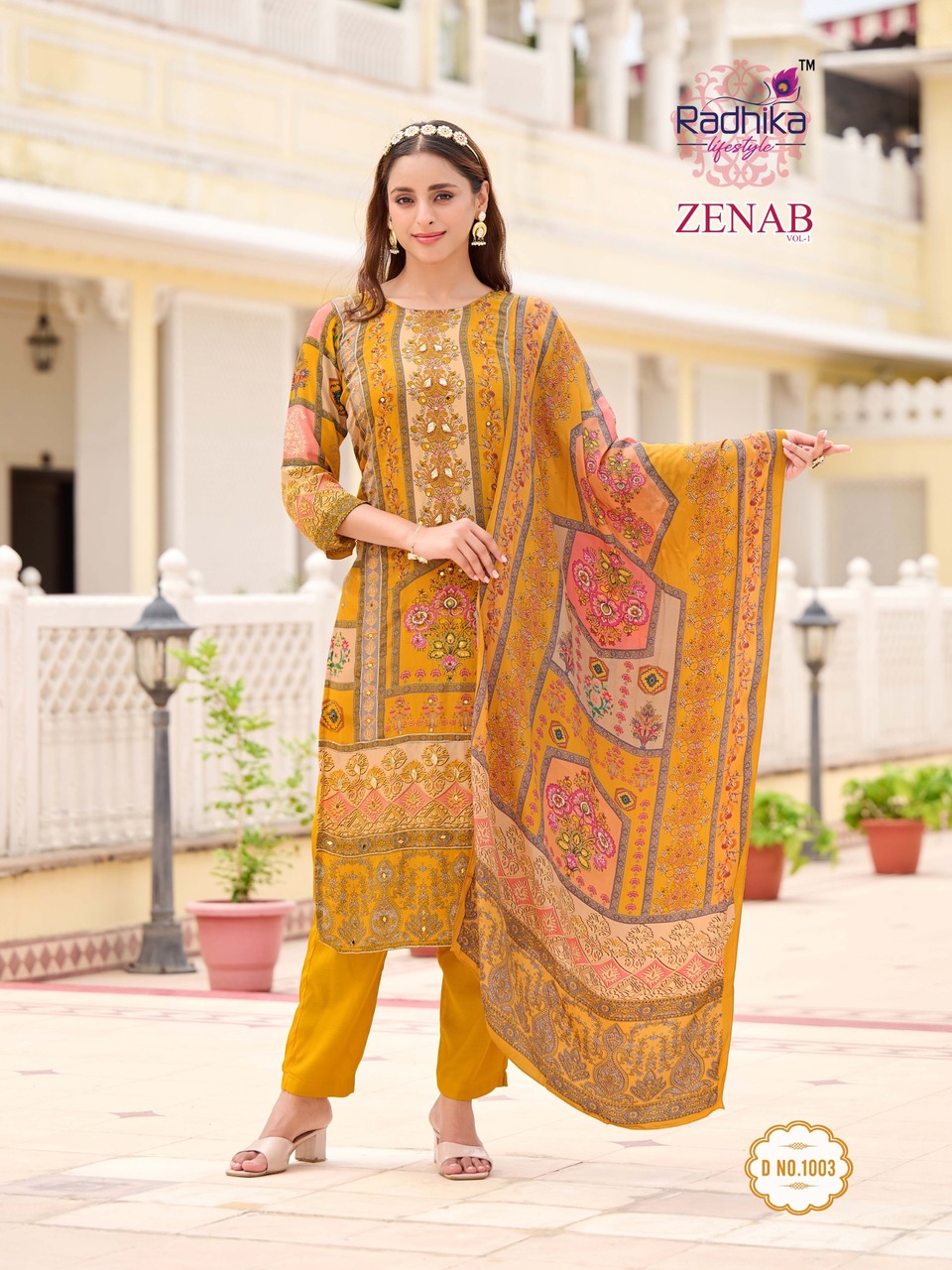 Radhika Lifestyle Zenab Printed Salwar Kameez Catalog collection 3