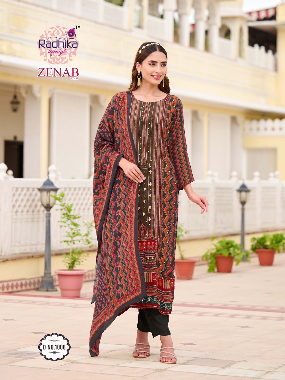 Radhika Lifestyle Zenab Printed Salwar Kameez Catalog collection 2