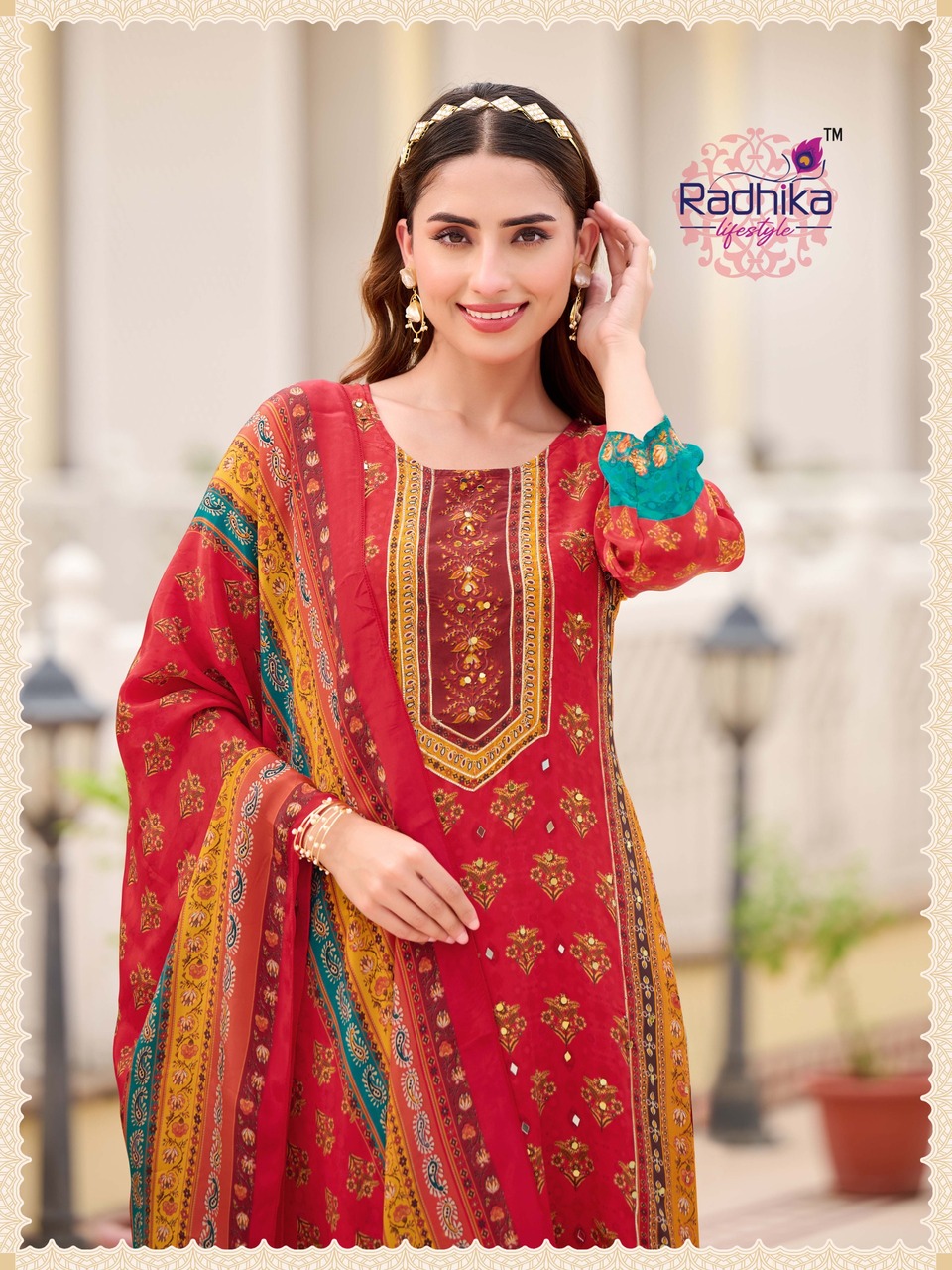 Radhika Lifestyle Zenab Printed Salwar Kameez Catalog collection 7