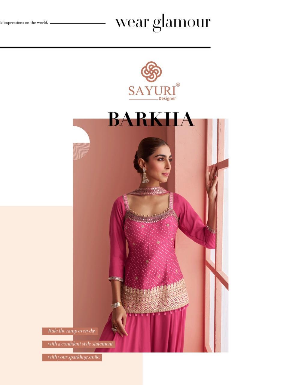 Sayuri Designer Barkha Designer Salwar Suits  Catalog collection 10