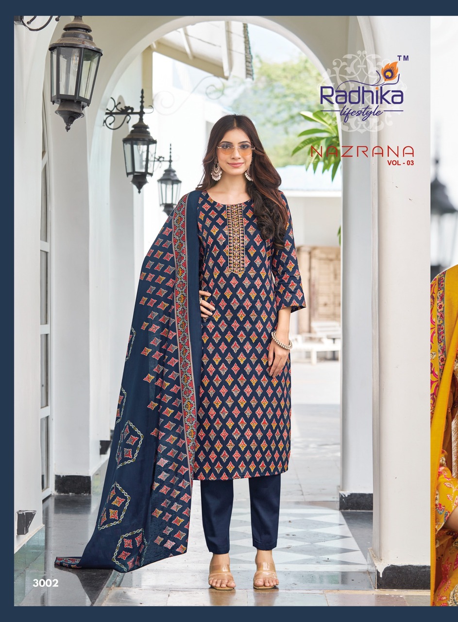 Radhika Lifestyle Nazrana Vol 3 Readymade Dress Catalog collection 11