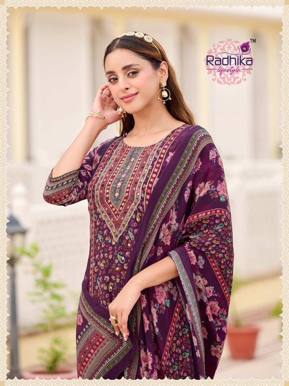 Radhika Lifestyle Zenab Printed Salwar Kameez Catalog collection 6