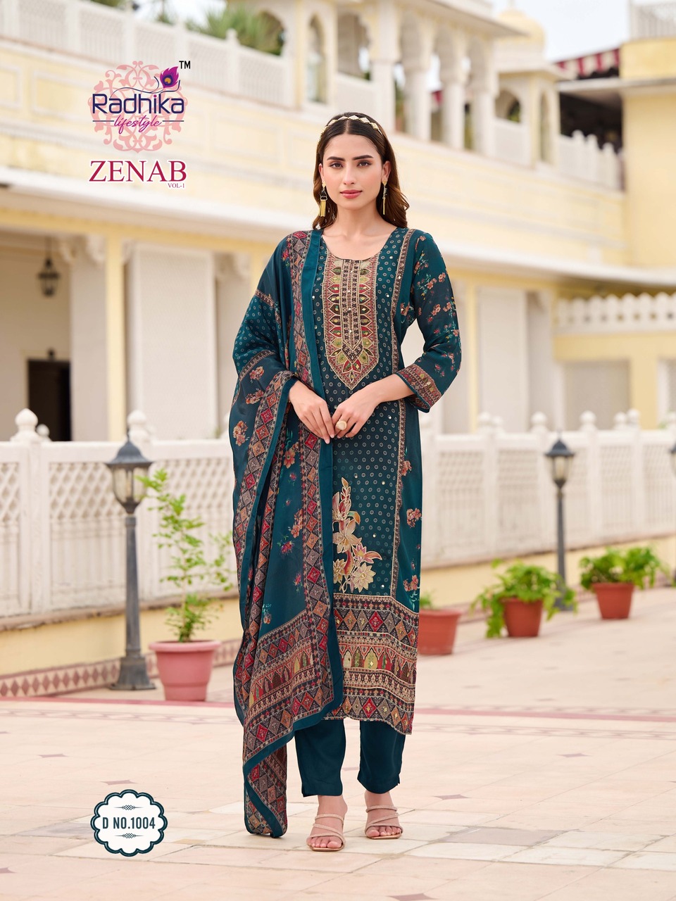 Radhika Lifestyle Zenab Printed Salwar Kameez Catalog collection 4