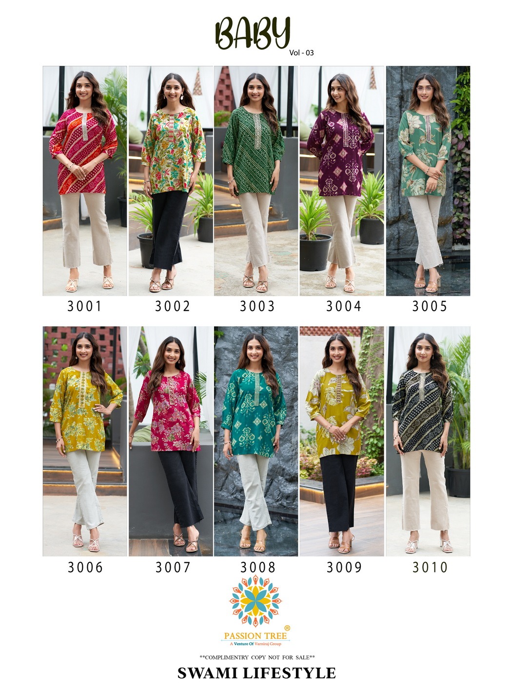 Passion Tree Baby Vol 3 Ladies Tops Catalog collection 3