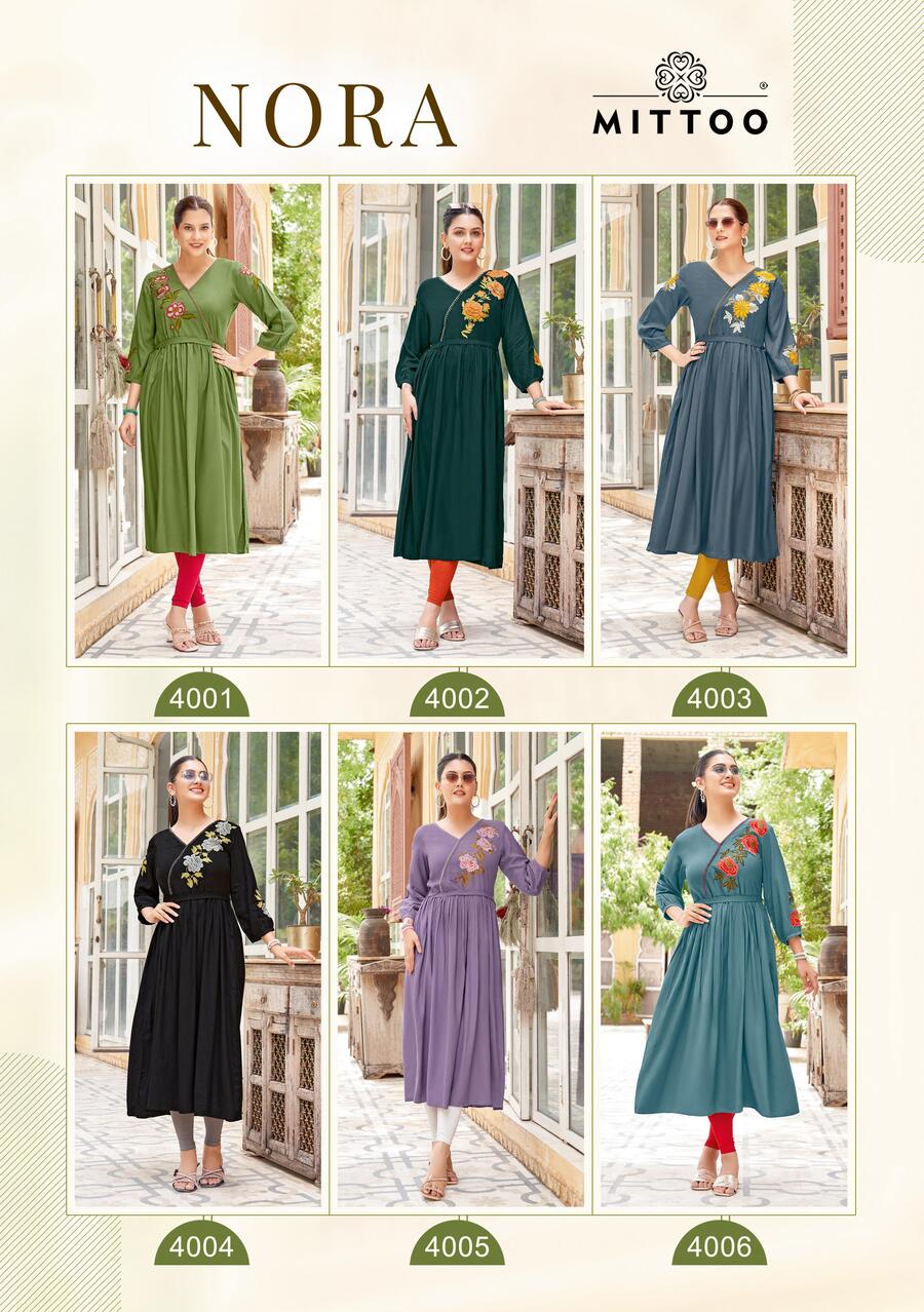 Mittoo Kurti Nora One Piece Dress Catalog collection 10
