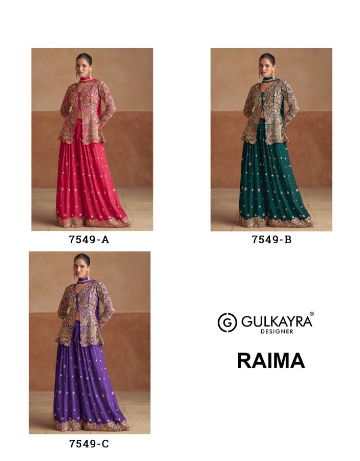 Gulkayra Raima Designer Wedding Party Salwar Suits Catalog collection 6