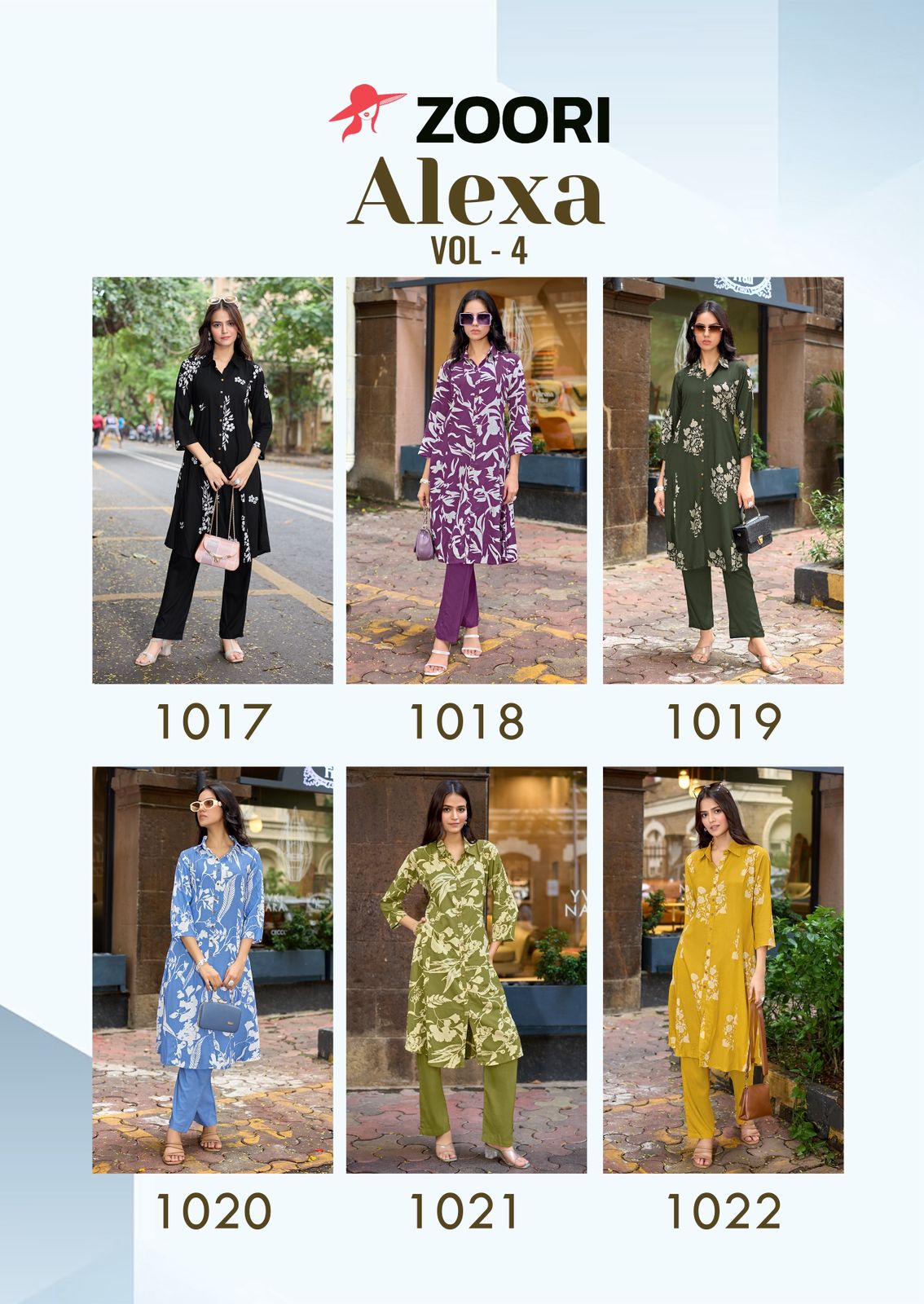 Zoori Alexa Vol 4 Kurtis With Bottom Catalog collection 1