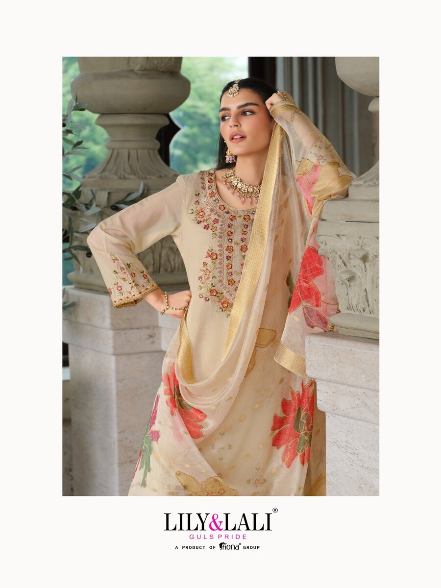 Lily Lali Sarvari Embroidery Salwar Kameez Catalog collection 11
