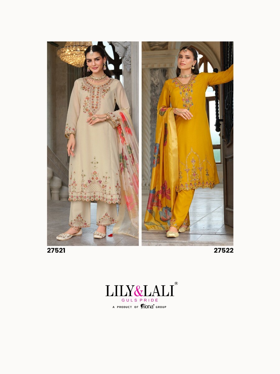 Lily Lali Sarvari Embroidery Salwar Kameez Catalog collection 1