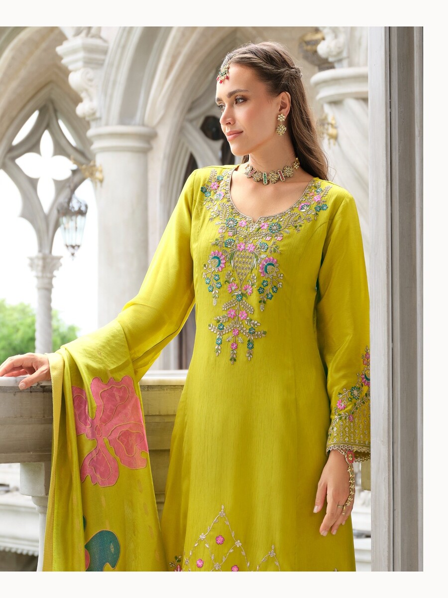 Lily Lali Sarvari Embroidery Salwar Kameez Catalog collection 10