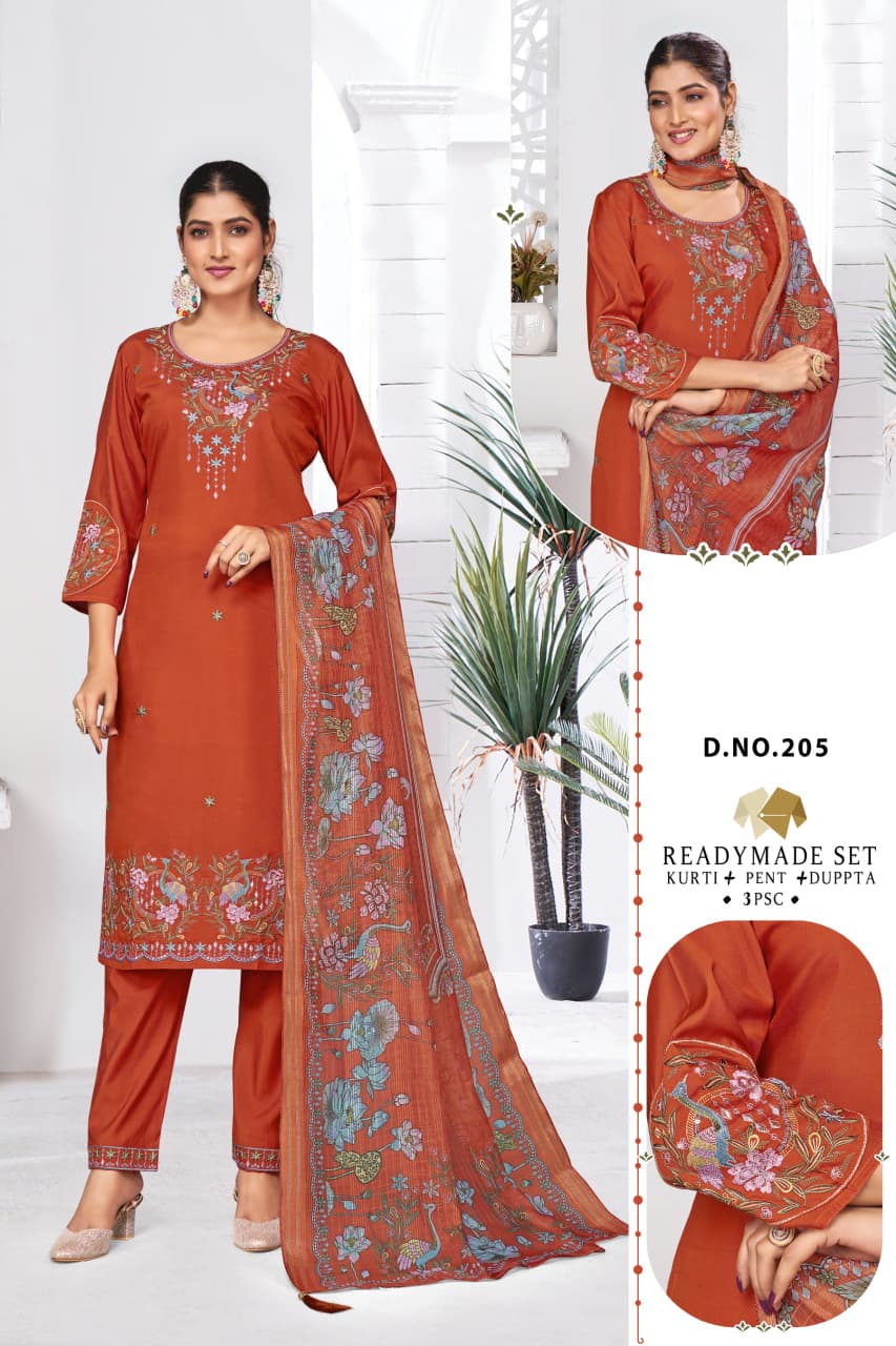 Reevika Ready Embroidery Salwar Kameez Size Set collection 1