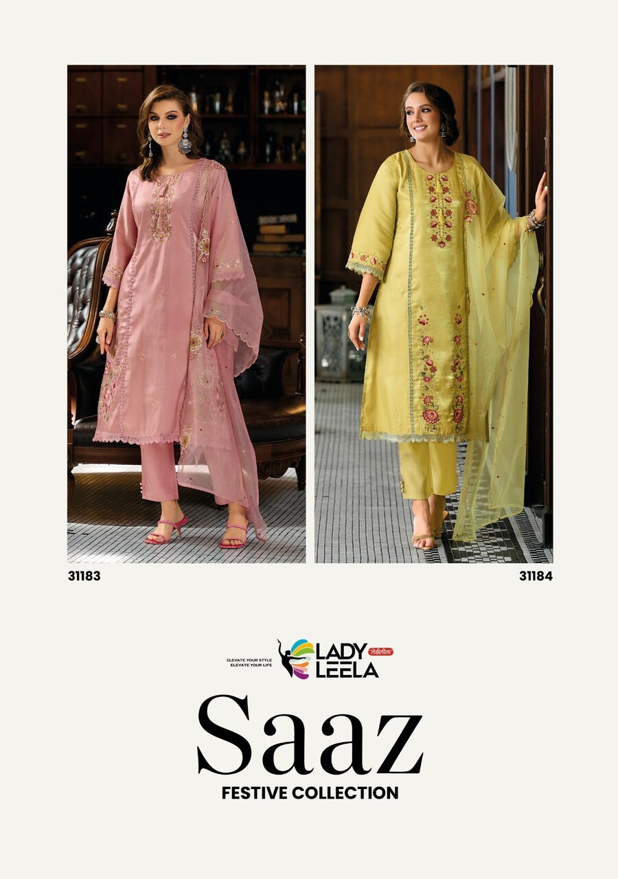 Lady Leela Saaz Embroidery Salwar Kameez Catalog collection 16