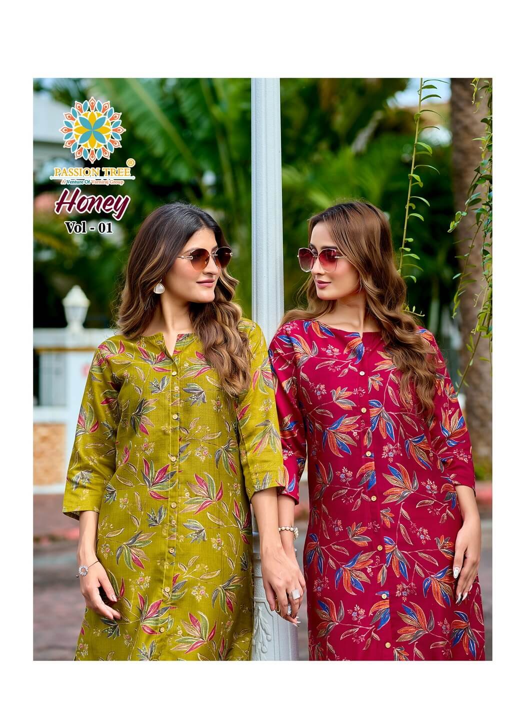 Passion Tree Honey Kurtis With Bottom Catalog collection 3