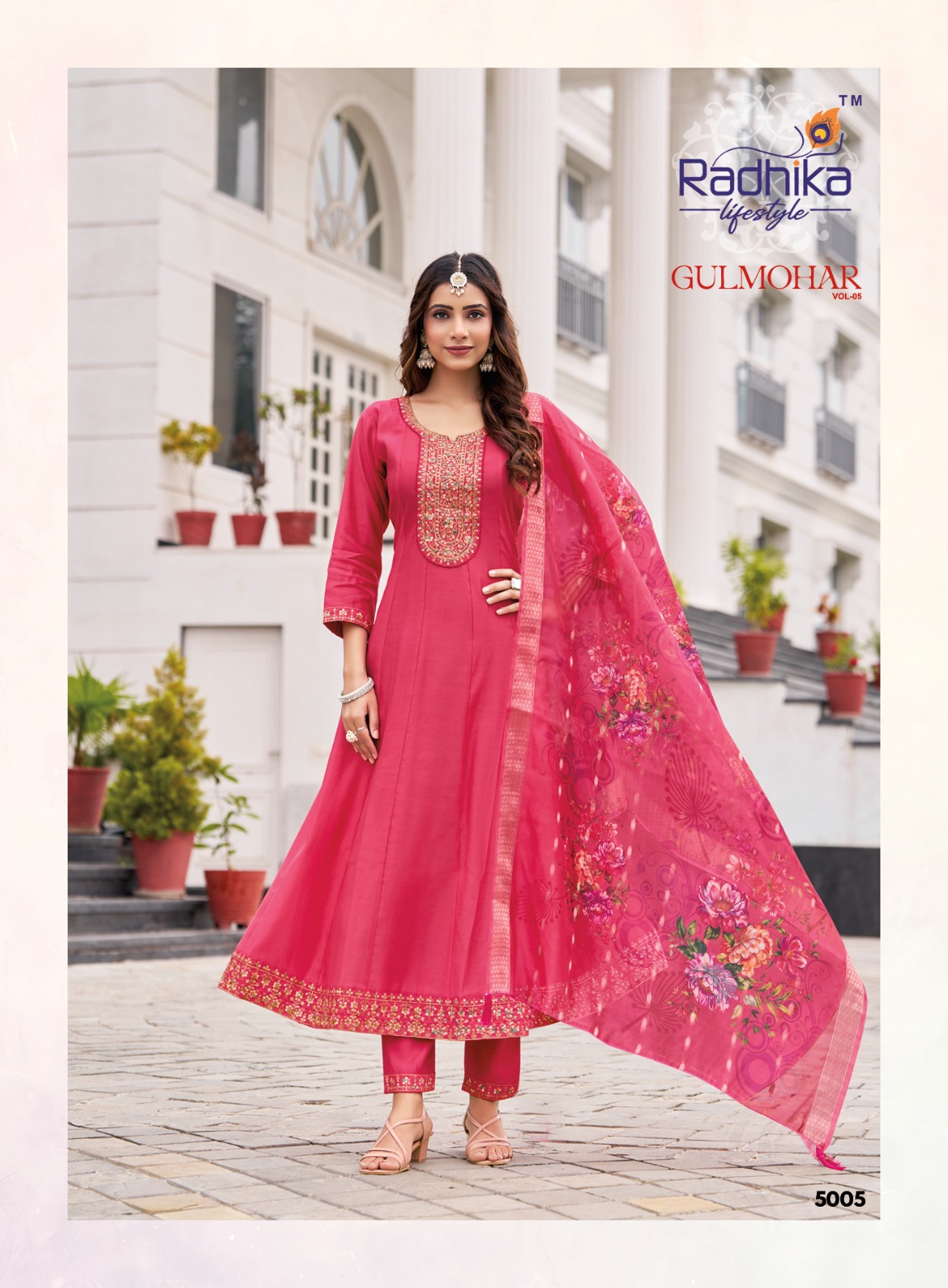 Radhika Lifestyle Gulmohar Vol 5  Anarkali Suits Catalog collection 4