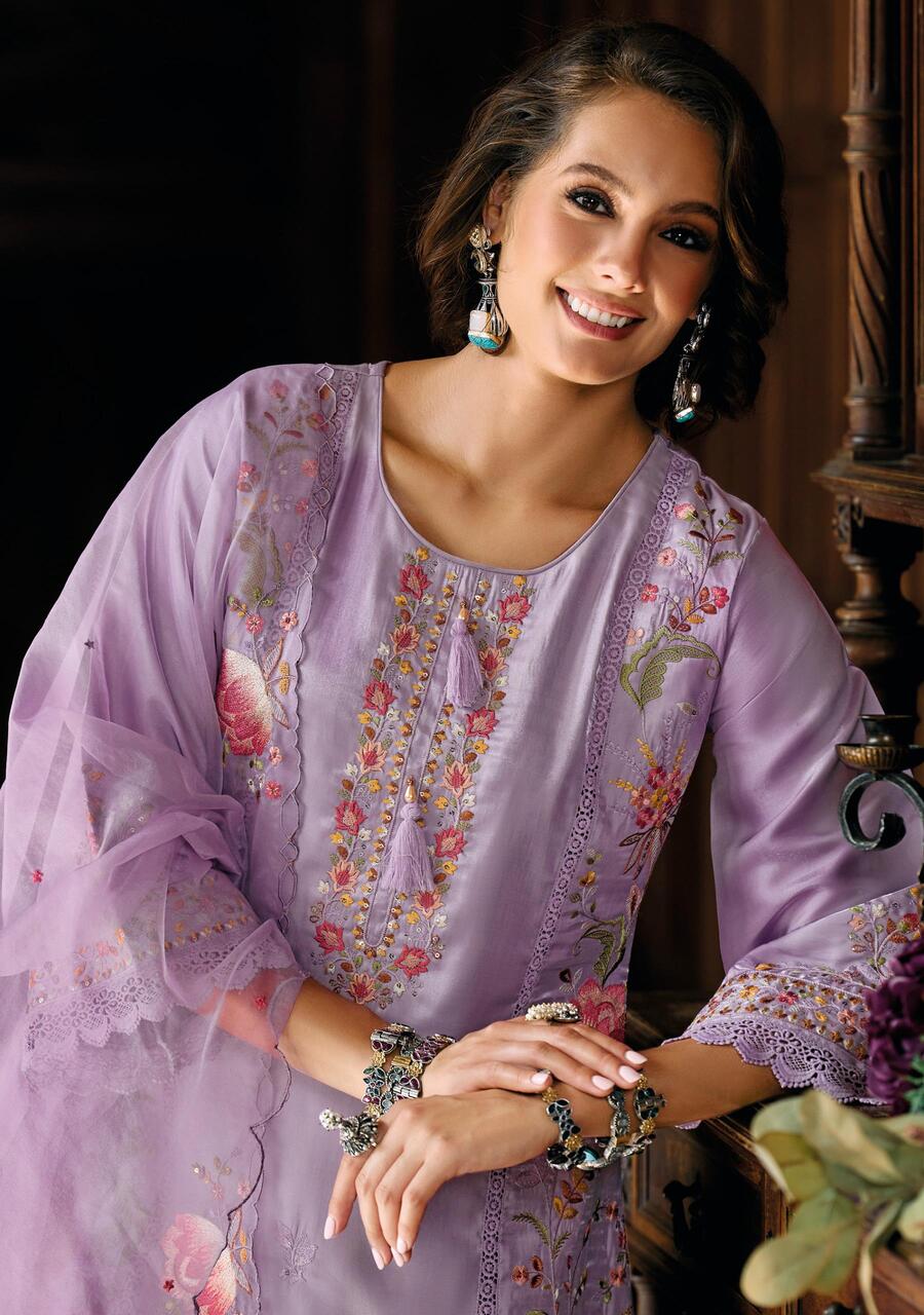 Lady Leela Saaz Embroidery Salwar Kameez Catalog collection 12