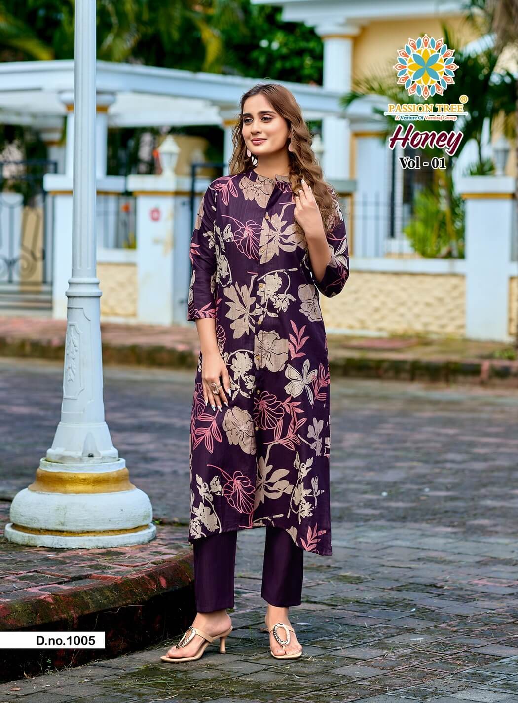 Passion Tree Honey Kurtis With Bottom Catalog collection 2