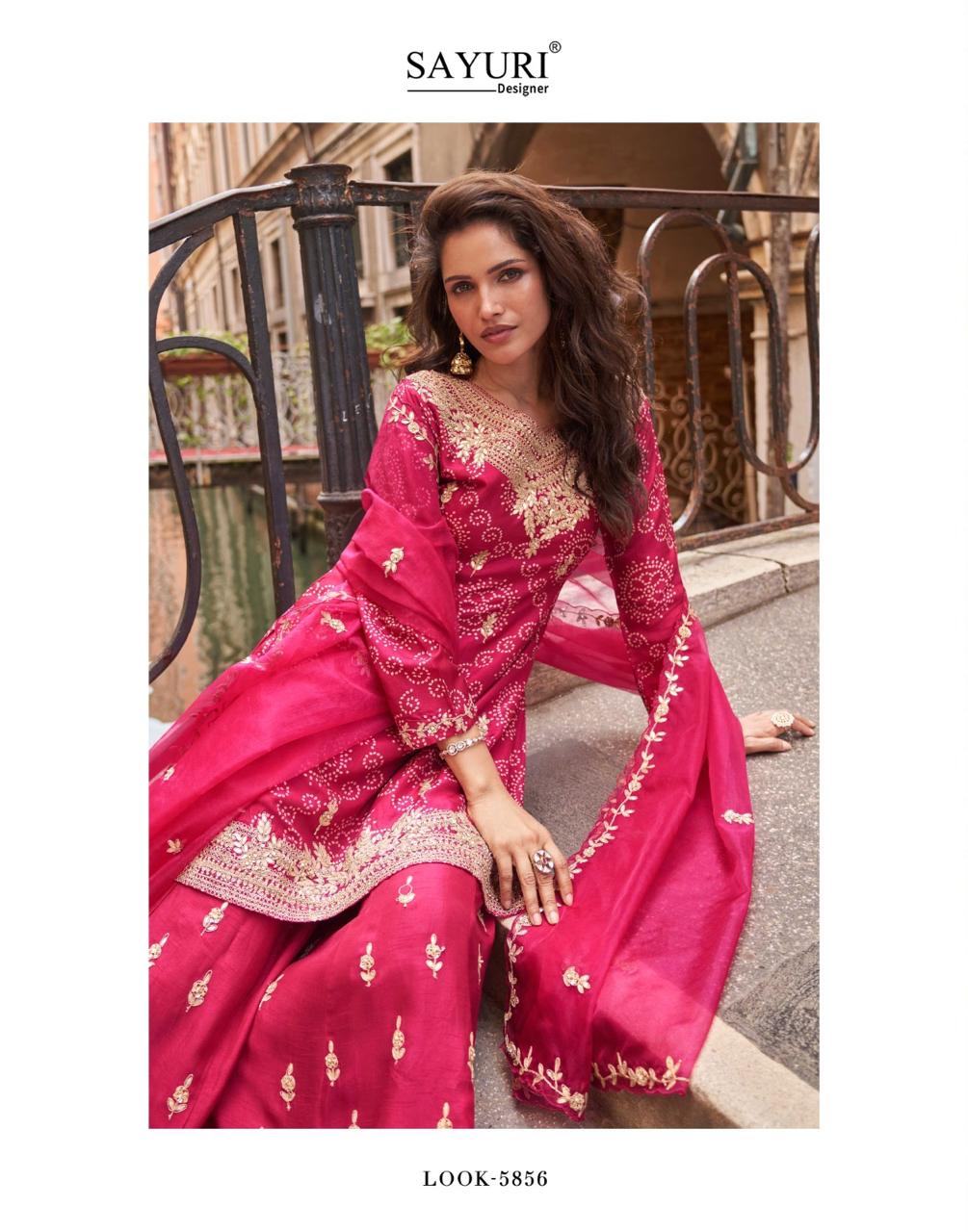 Sayuri Designer Meena Embroidery Salwar Kameez Catalog collection 2