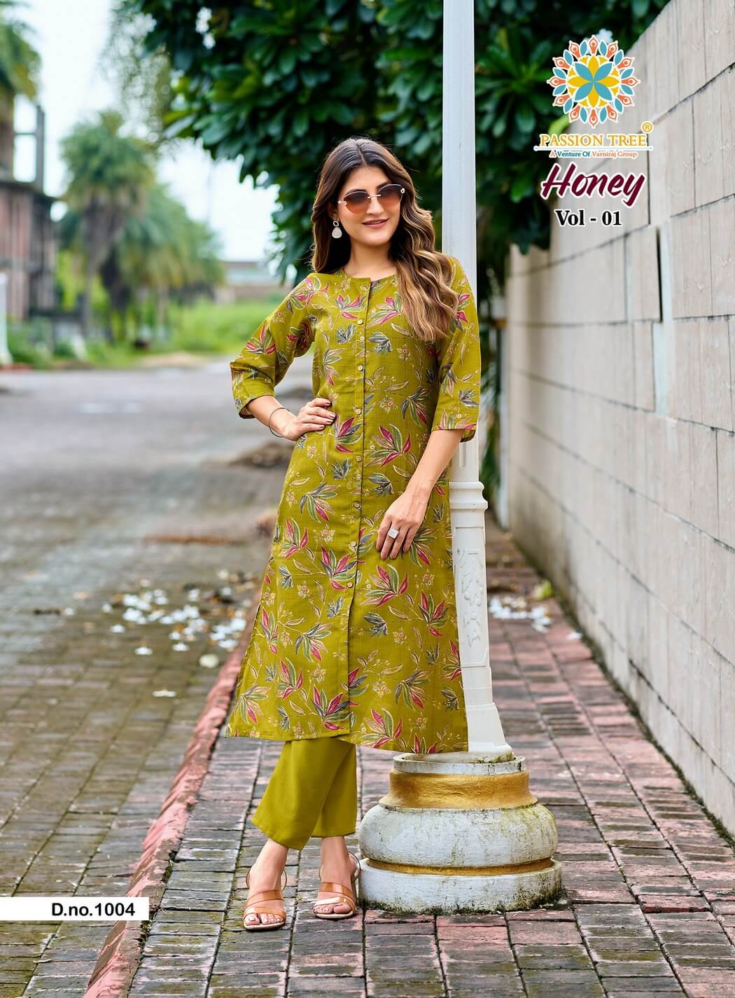 Passion Tree Honey Kurtis With Bottom Catalog collection 4