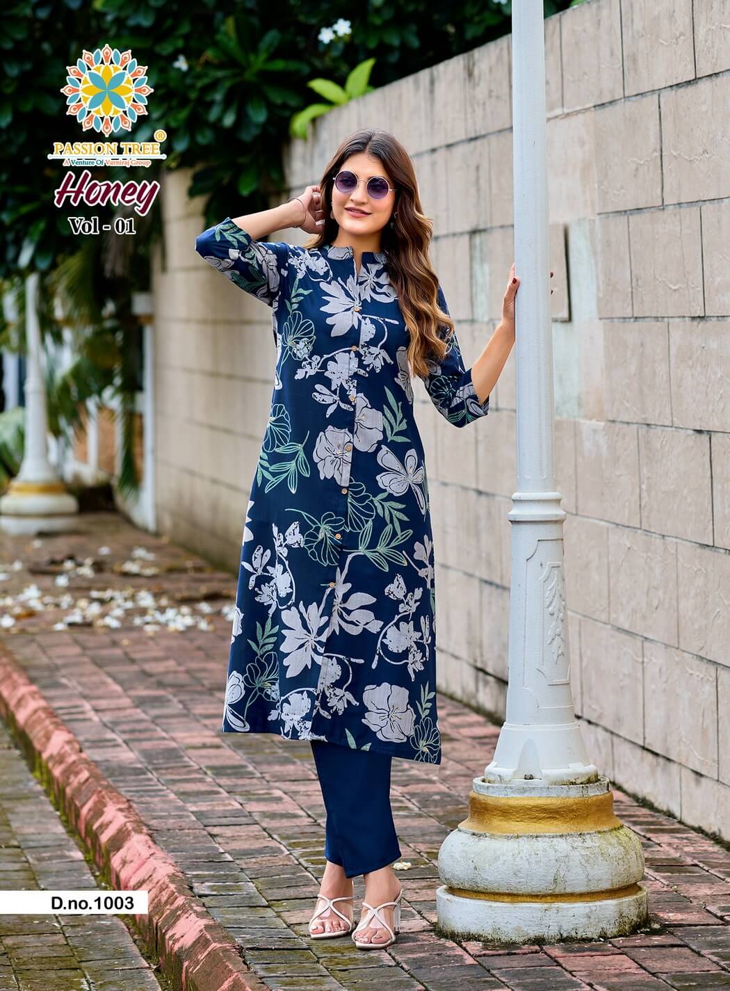 Passion Tree Honey Kurtis With Bottom Catalog collection 5