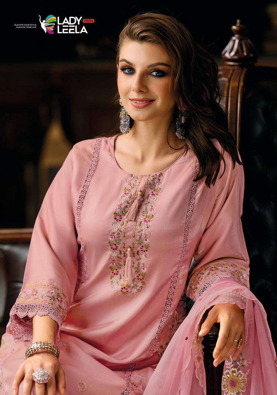 Lady Leela Saaz Embroidery Salwar Kameez Catalog collection 13