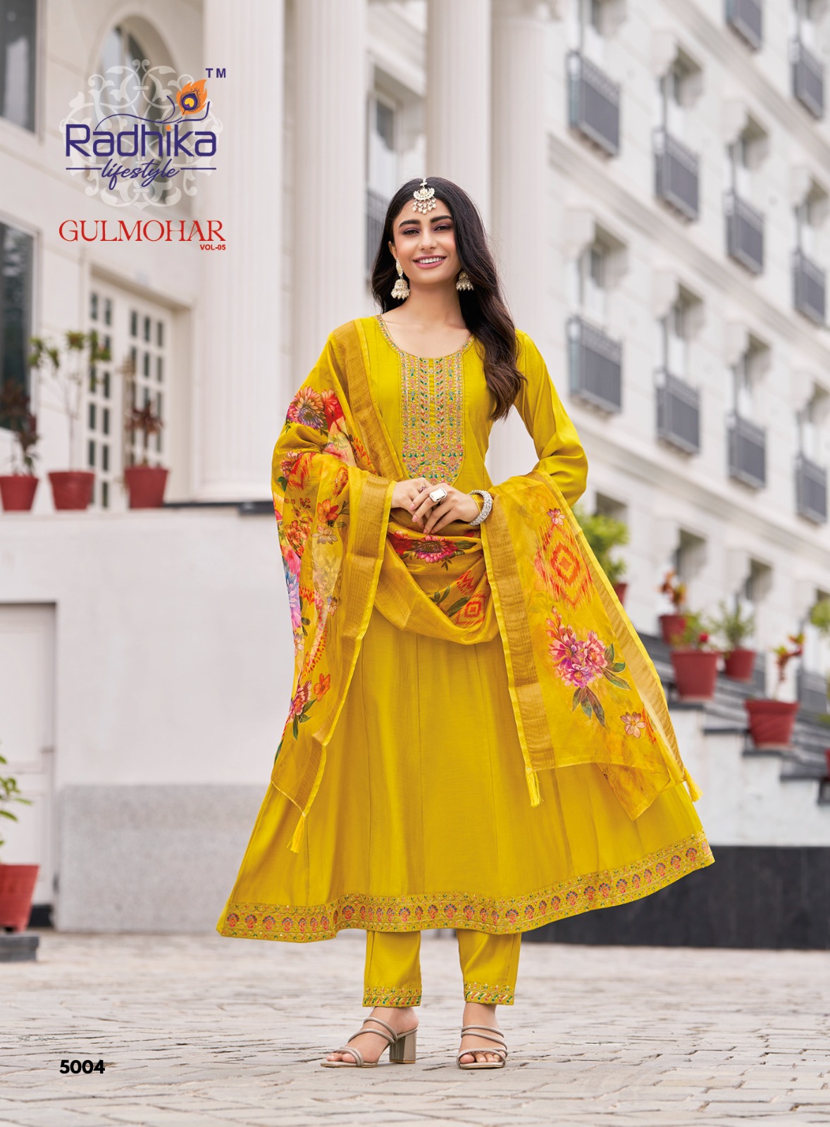 Radhika Lifestyle Gulmohar Vol 5  Anarkali Suits Catalog collection 7