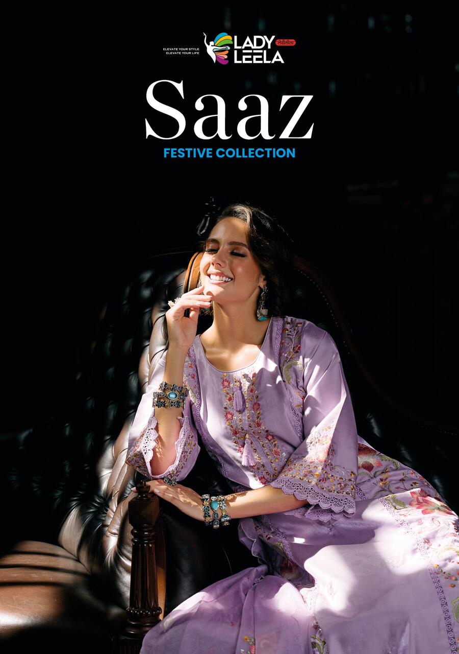 Lady Leela Saaz Embroidery Salwar Kameez Catalog collection 11