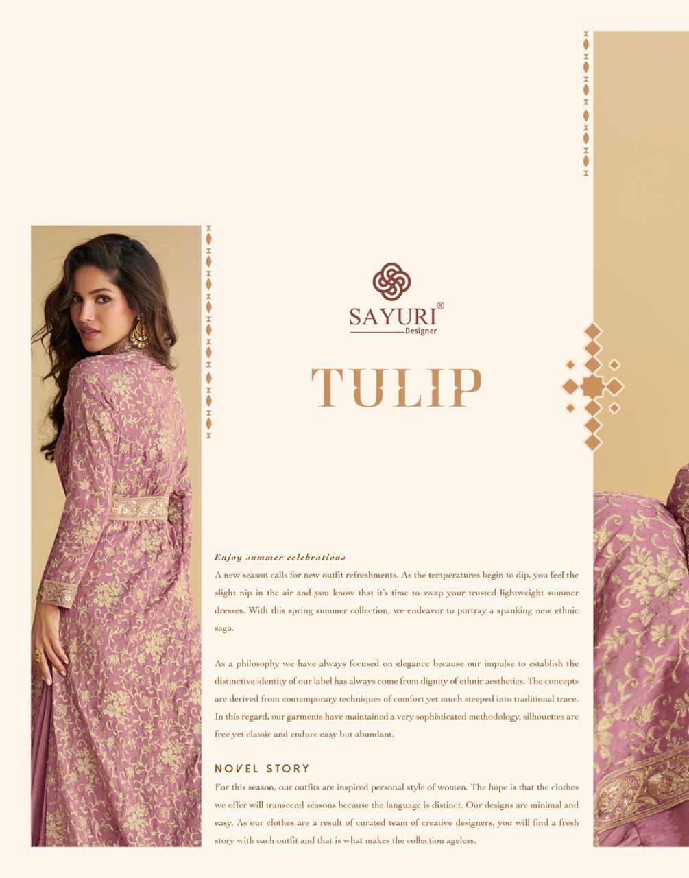 Sayuri Designer Tulip Designer Salwar Suits Catalog collection 12