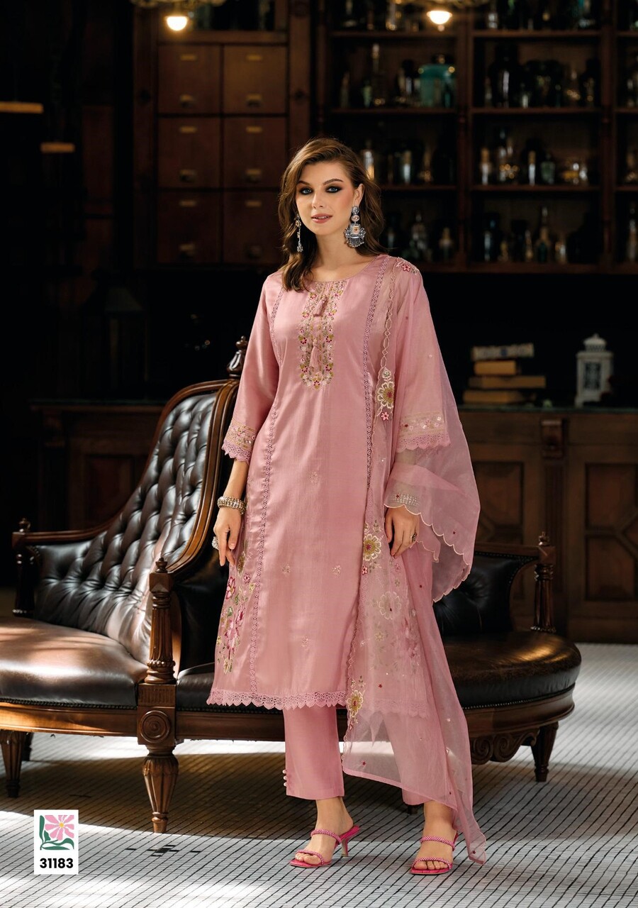 Lady Leela Saaz Embroidery Salwar Kameez Catalog collection 4