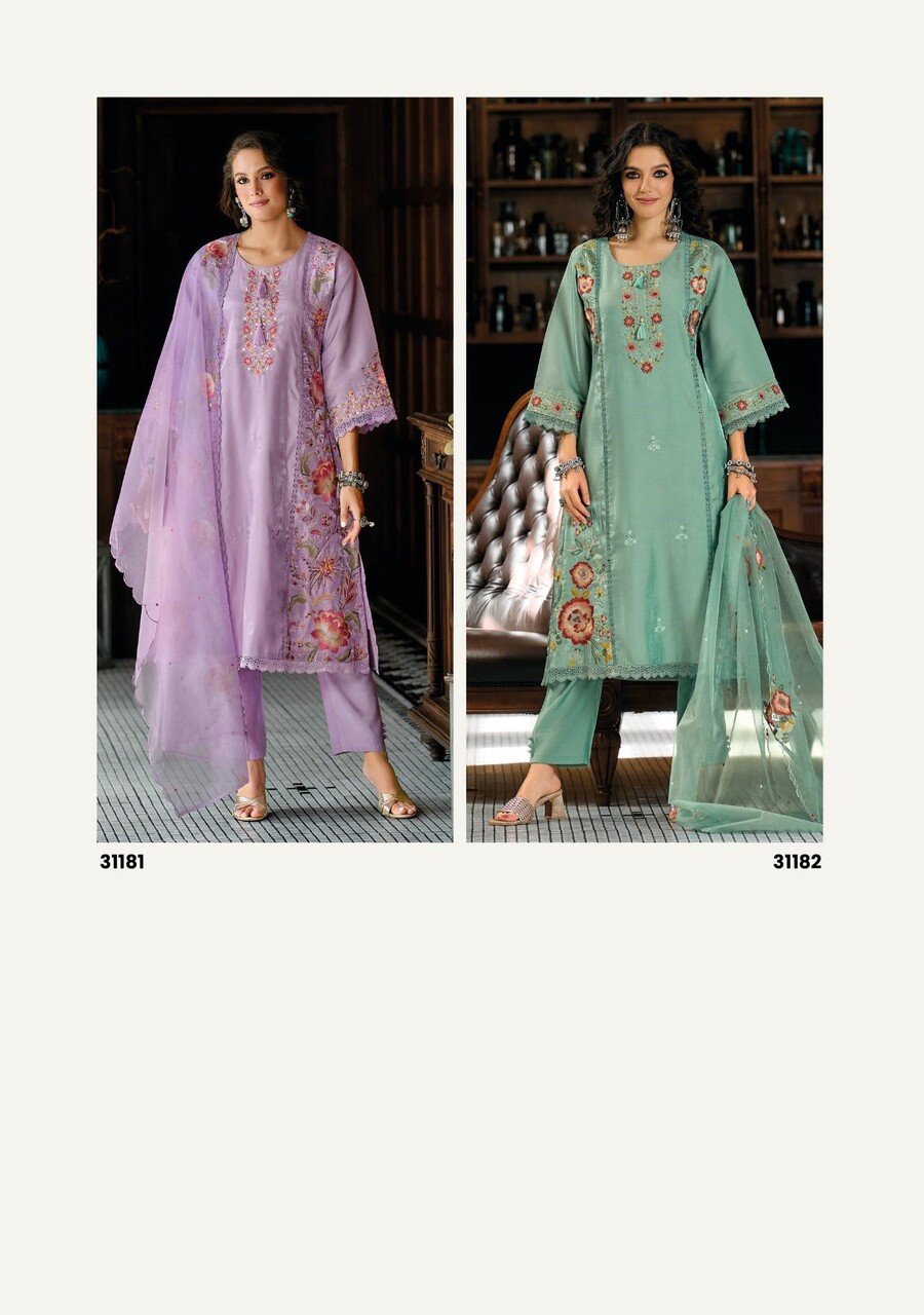 Lady Leela Saaz Embroidery Salwar Kameez Catalog collection 7