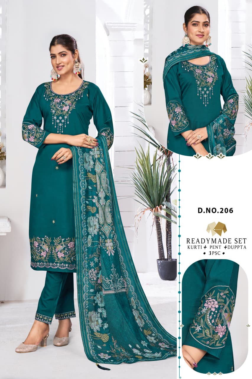 Reevika Ready Embroidery Salwar Kameez Size Set collection 2