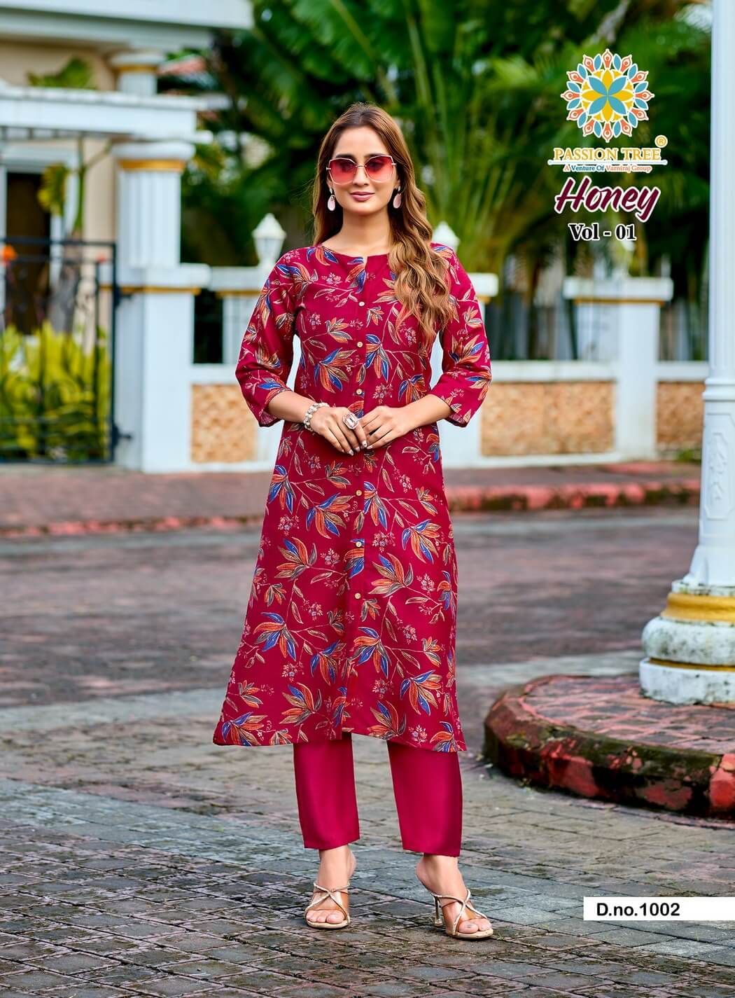 Passion Tree Honey Kurtis With Bottom Catalog collection 6